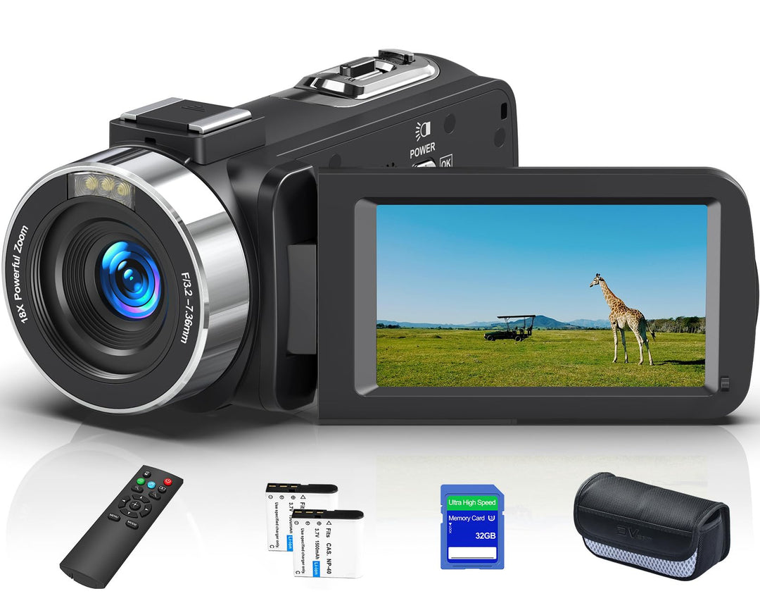 8K Vlogging Kamera Videokamera 18X Digitalzoom