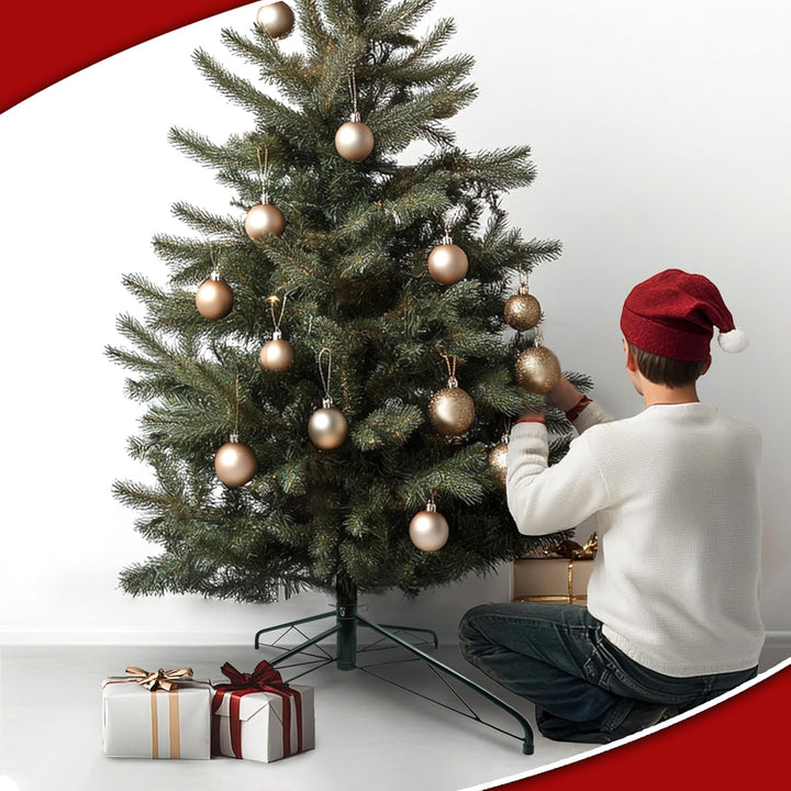 70cm Metall Weihnachtsbaum Ständer mit 3,2cm Bohrung für 120/150/180/250/270cm Weihnachtsbäume,Weihn