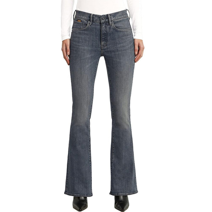 G-STAR Damen 3301 Flare Jeans 25W / 32L Blau (Antic Sand Blast D21290-d842-g803), 25W / 32L Blau (An