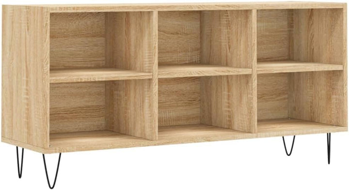 TV-Schrank Sonoma Eiche 103,5 x 30 x 50 cm Holz mehrschichtig y Eisen TV-Schrank TV-Schrank Vitrine