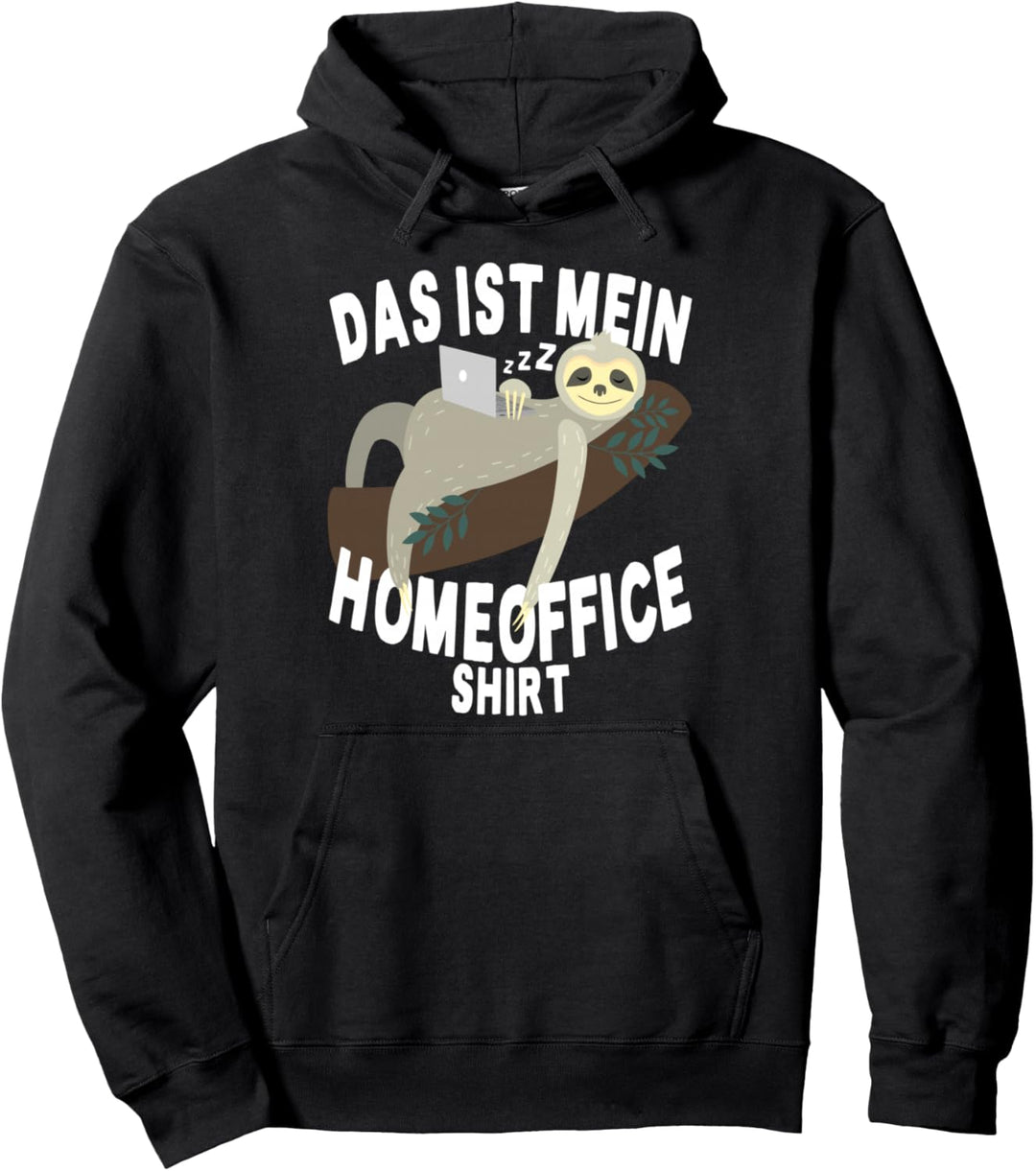 Das Ist Mein Homeoffice Shirt Faultier Zuhause Home Office Pullover Hoodie