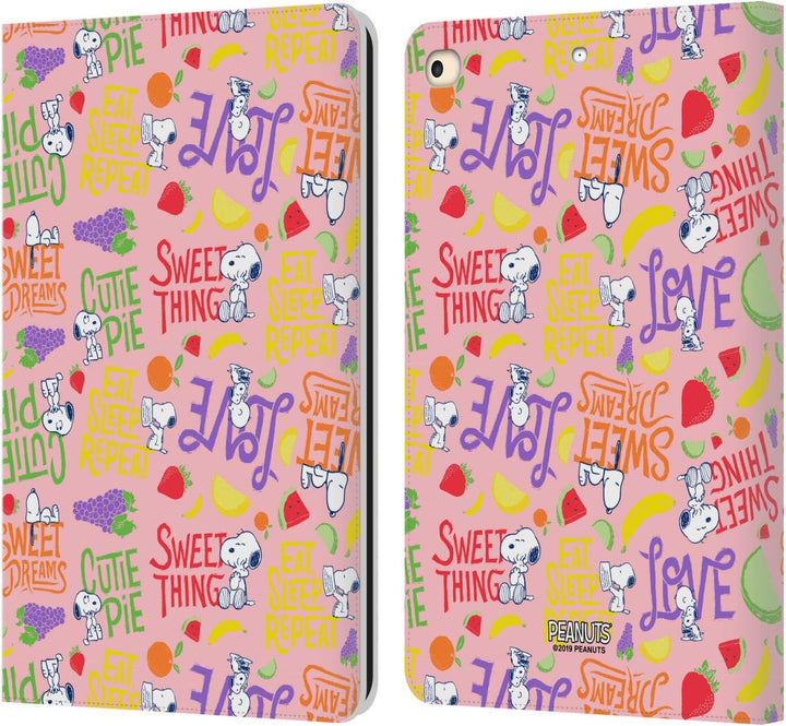 Head Case Designs Offizielle Peanuts Sueeser Snoopy Naturgemaess Suess Leder Brieftaschen Handyhülle