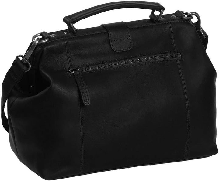 The Chesterfield Brand Shaun - Umhängetasche Leder 32 cm Schwarz, Schwarz