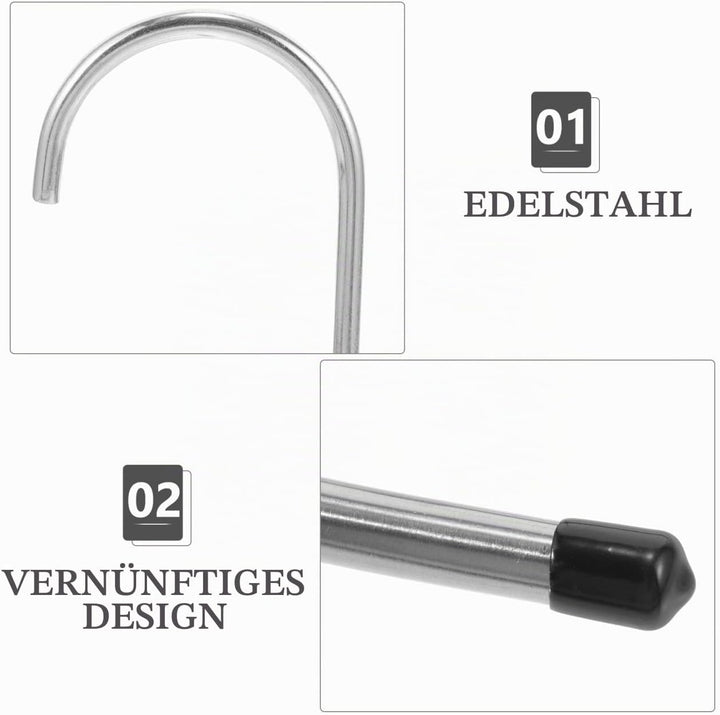 Garneck 2 x drehbare und platzsparende Wäscheständer aus Edelstahl, spiralförmig, zum Trocknen von D