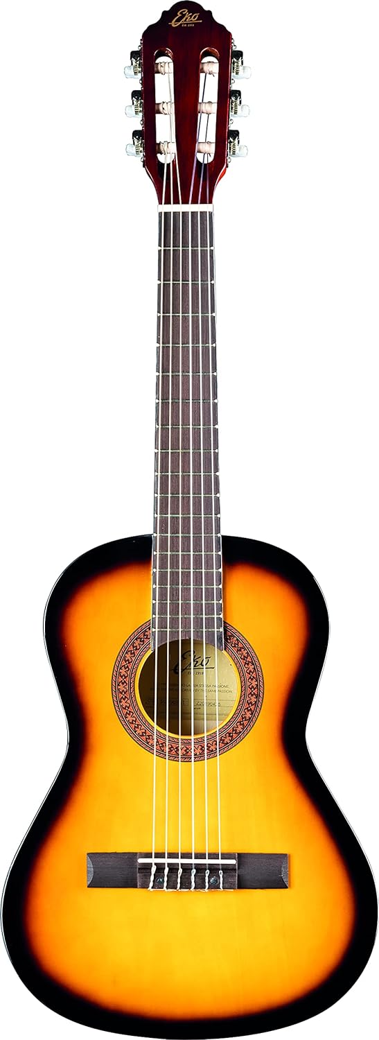 EKO GUITARS – CS-2 SUNBURST Klassikgitarre Studio-Serie, Massstab 1/2, Farbe Sunburst