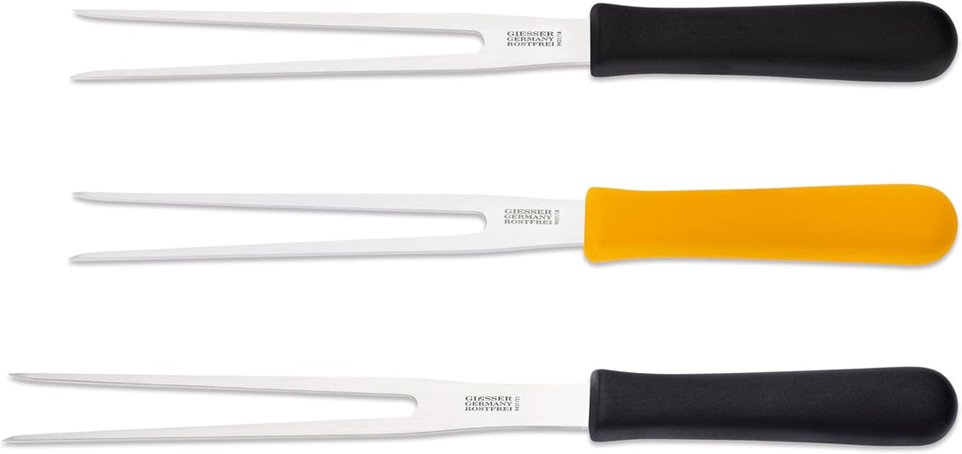 Giesser Messer - Made in Germany Fleischgabel Wurstgabel Gabel, ergonomischer Griff, rostfreier Edel
