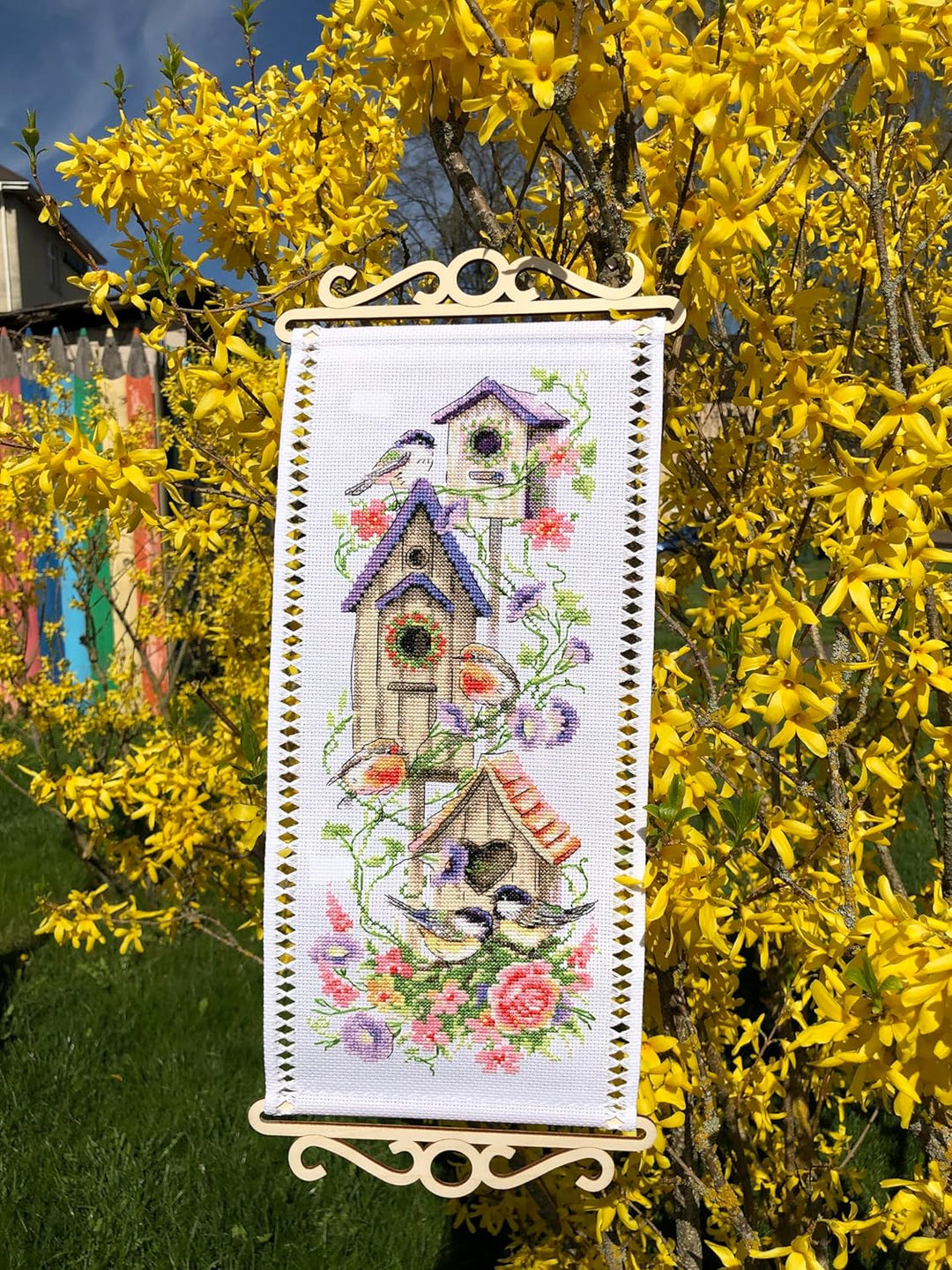 Riolis Kreuzstich Set Einweihungsparty, Zählmuster, 19x40cm