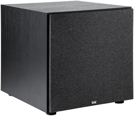 ELAC Debut 3.0 DS123 Subwoofer – Ideal für die Musikwiedergabe über Ihre Stereoanlage als Teil eines