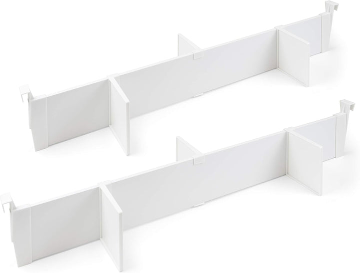 Emuca - Set Verstellbarer Trennelemente Schublade organisieren, Schubladenteiler Organizers, Schubla