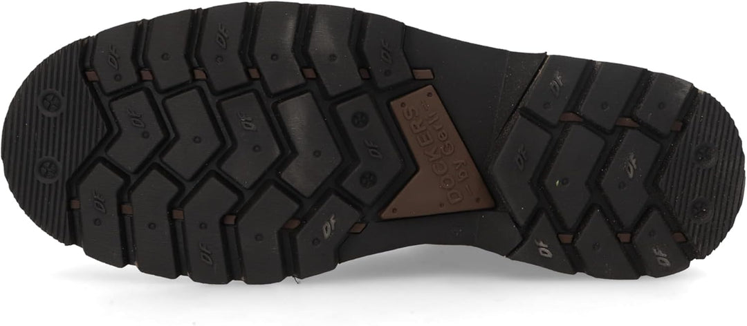 Dockers by Gerli Herren Low-Top Sneaker, Männer Schnürschuhe,wasserabweisend 41 EU Desert 460, 41 EU
