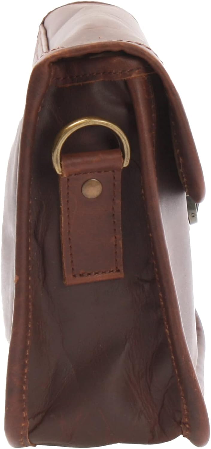 LECONI kleine Schultertasche Umhängetasche Damen Ledertasche Handtasche echtes Rindsleder 26x20x8cm