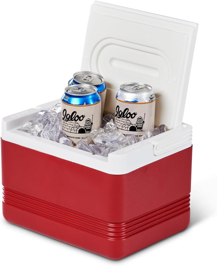 IGLOO Outdoor Legend Kühlbox 4,75 Liter Rot, 4,75 Liter Rot