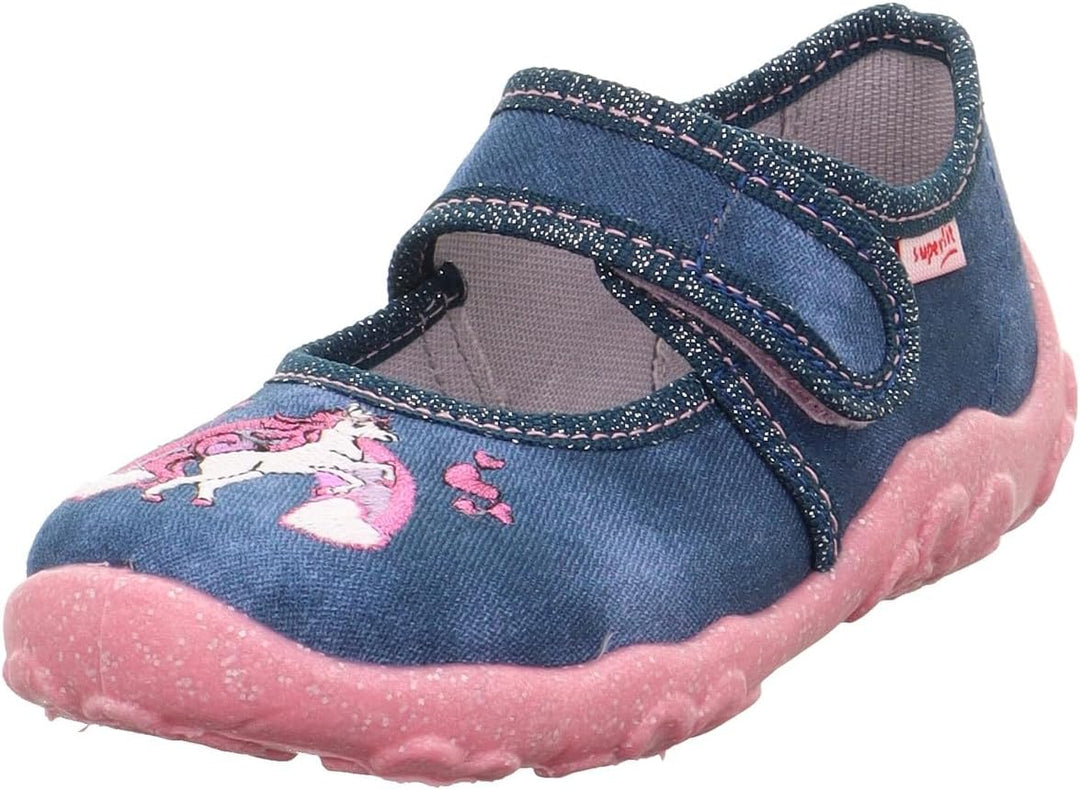 Superfit BONNY Hausschuhe 1-800283 Mädchen 34 EU Blau 8050, 34 EU Blau 8050