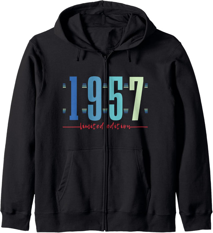 67. Geburtstag Mann Frau 67 Jahre 1957 Deko Lustig Geschen Kapuzenjacke