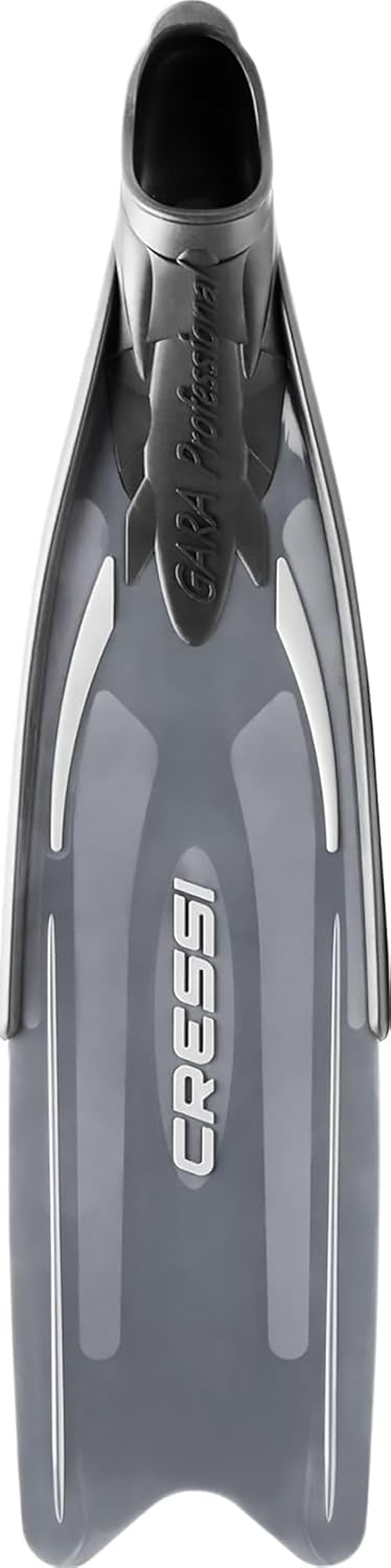 Cressi Gara - Lange Flossen für Apnoe / Freitauchen - High Performance Professional LD Silver 40/41,
