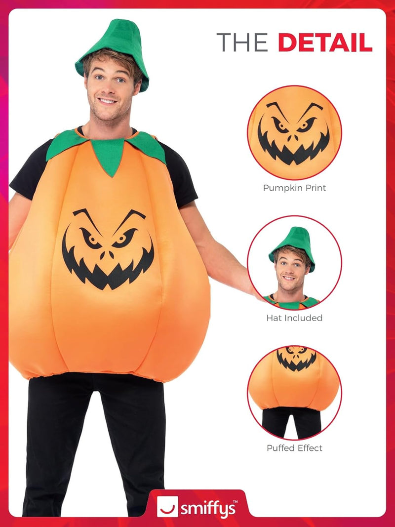 Pumpkin Costume Einheitsgrösse, Einheitsgrösse