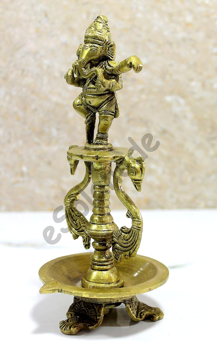 ESPLANADE - Messing Diya | Öllampe | Wohnkultur | Messing Diya | Messing Deepam | Messing Lampen | K