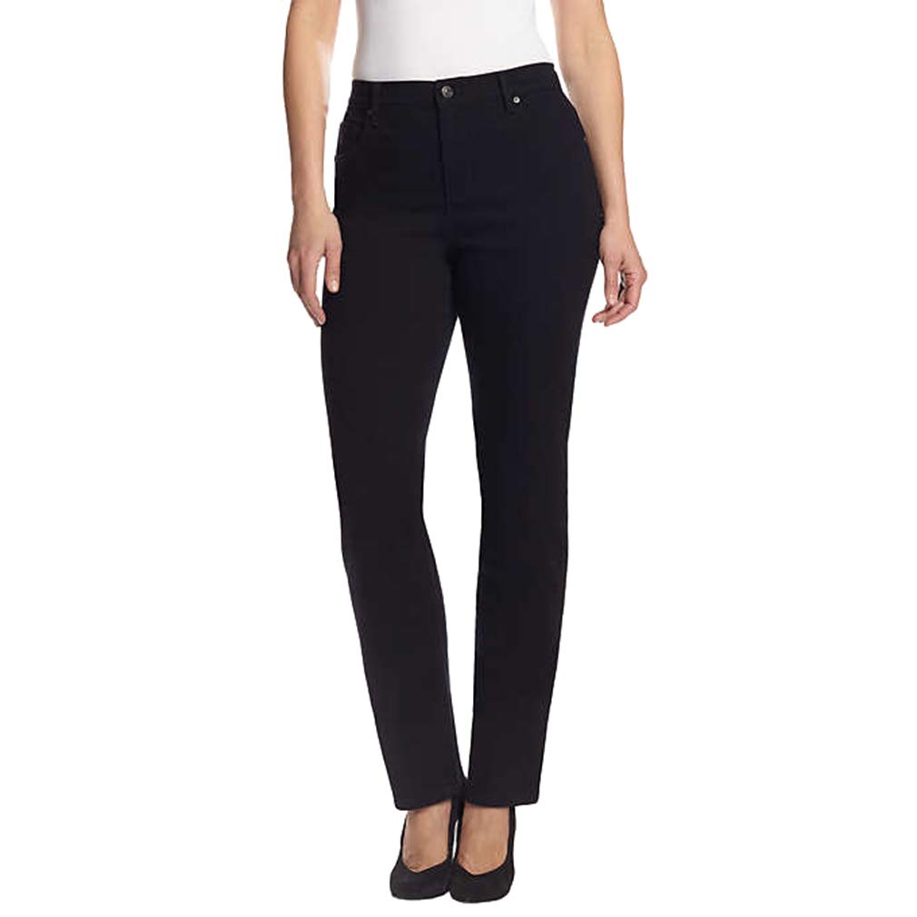 Gloria Vanderbilt Damen Amanda Classic Tapered Jeans 40 Kurz Schwarz-ds, 40 Kurz Schwarz-ds