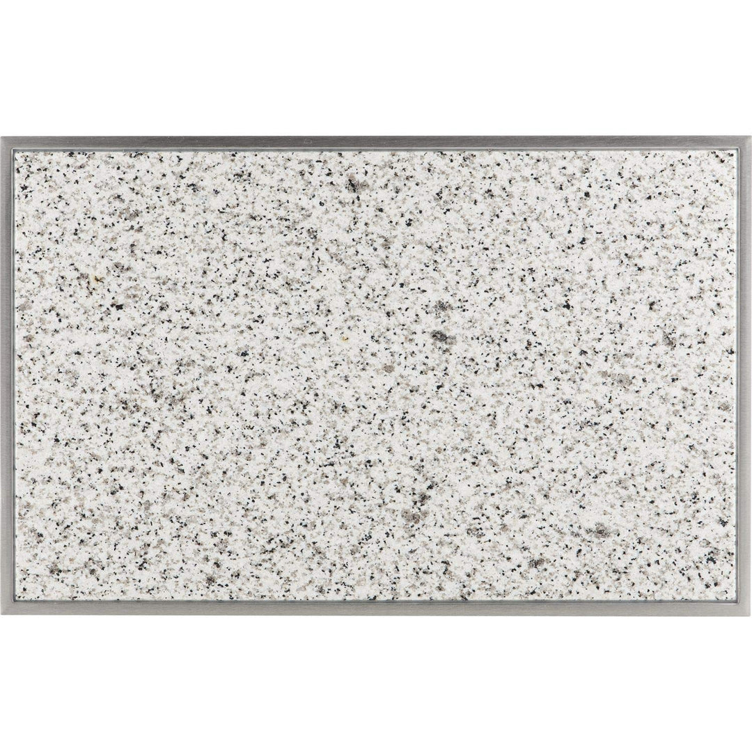 IDEENREICH Granitfeld gross, 51 x 32,5 x 1,2 cm, Bianco Cristall, 1 Stück, Bianco Cristall