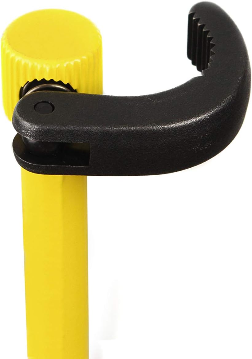 Stanley Standhahnschlüssel (grössenverstellbar, schwenkbarer Griff, gerändelter Haken, Chrom-Vanadiu