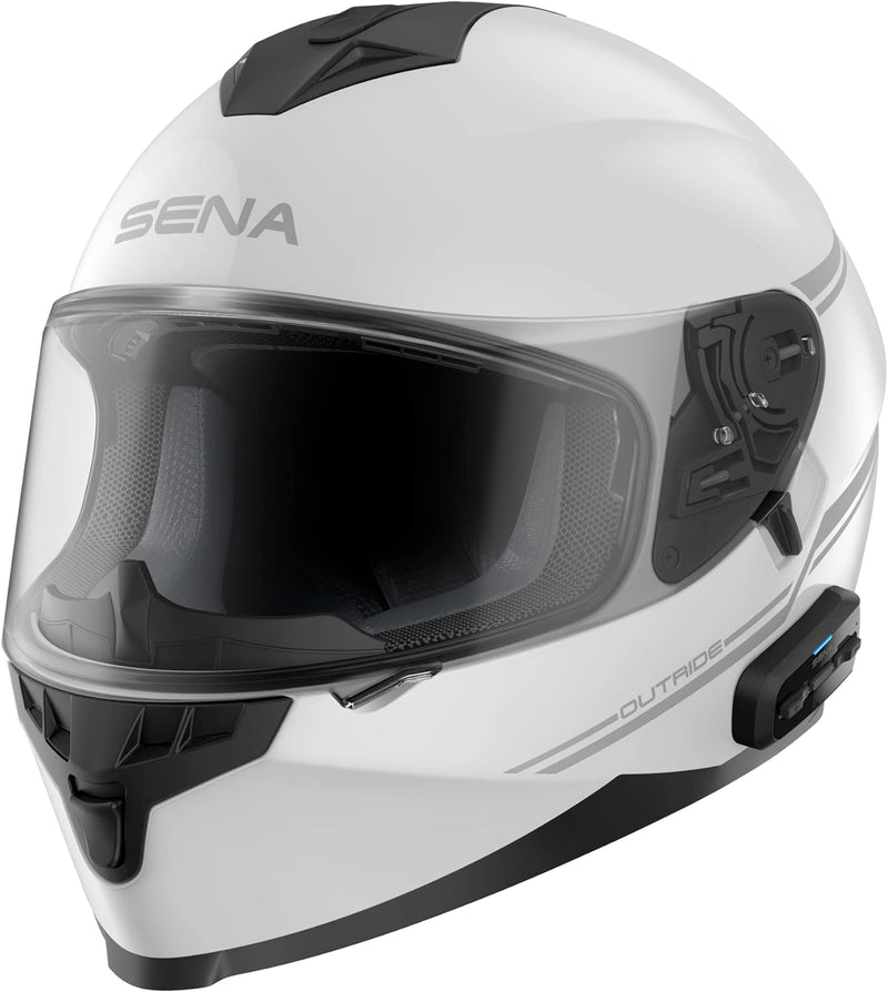 Sena Outride ECE-zertifizierte Motorrad Integralhelm Mir integrierter Bluetooth Intercom und Smartph