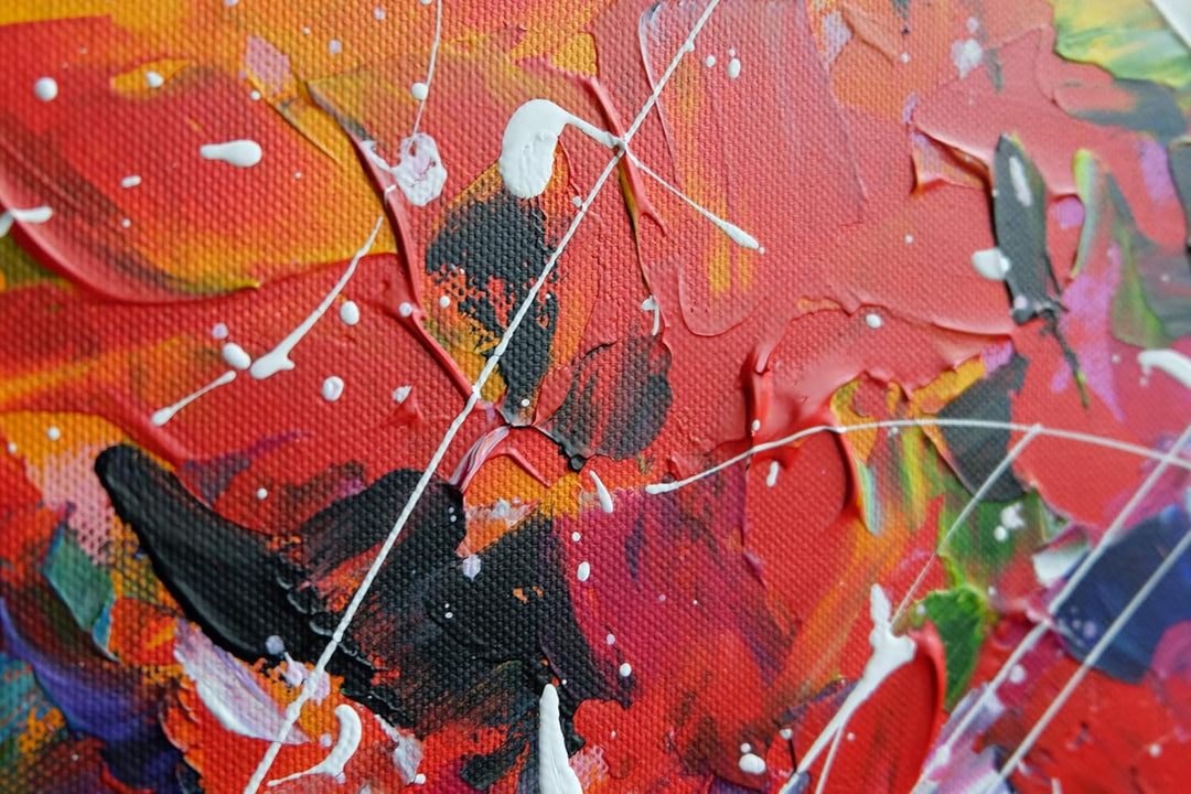 Monica Mirafiori I 100% HANDGEMALT I Gemälde Strauss 100x70cm | Gemälde Handgemalt | Acrylgemälde |