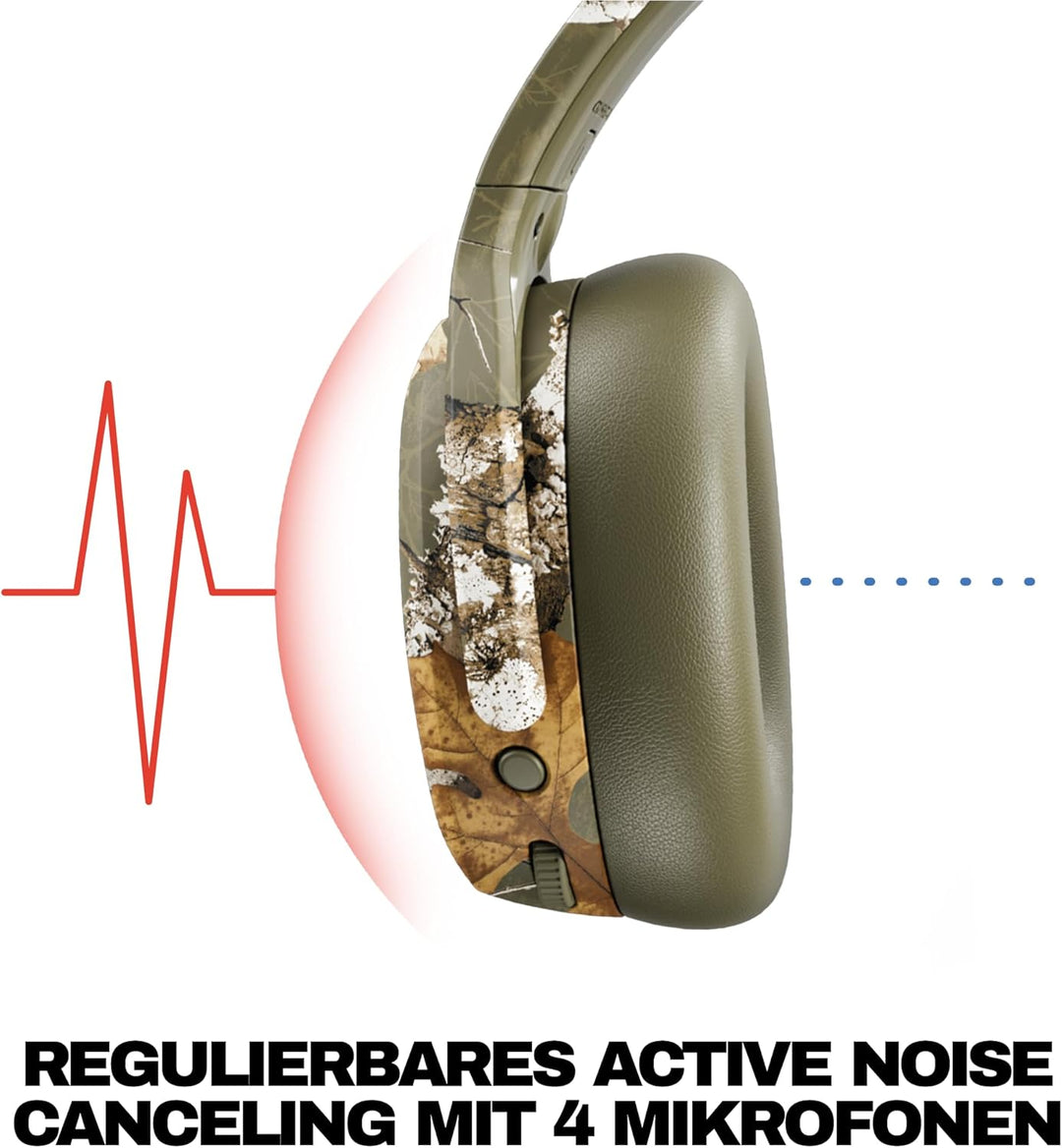 Skullcandy Crusher ANC 2 Wireless Bluetooth Over-Ear-Kopfhörer, Multisensorischem Bass, Active Noise