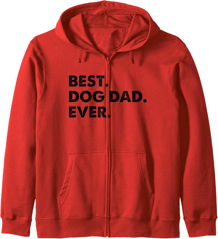 Bester Hundepapa Retro Best Dog Dad Ever Kapuzenjacke