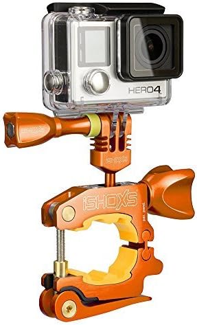 iSHOXS ProMount | Action Cam Fahrrad-Lenkerhalterung | Professioneler Aluminium Halter passend für G