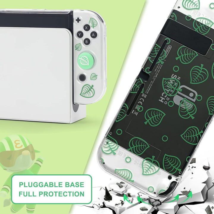 BRHE Switch Tasche Case für Nintendo Switch mit Schutzhüllen, Animal Crossing Switch Schutzhüll Reis