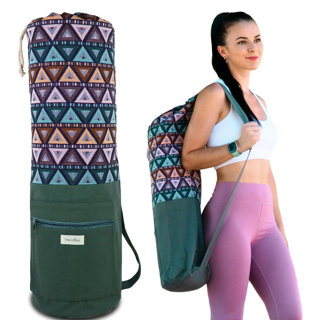 Thermikoa Yogamatte Mit Tasche - Totte Bag für Transport, Pilates Oder Gymnastik - Leicht, Geräumig