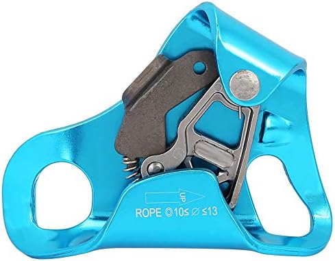 Alomejor Ascenders Climbing Riser Mountaineering Ergonomische Abseilausrüstung Kletterseil für 8-13m