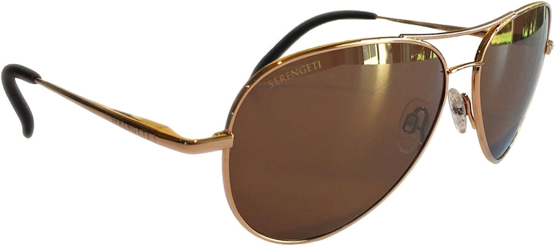 Serengeti Unisex Carrara Sonnenbrille M Shiny Bold Gold, M Shiny Bold Gold