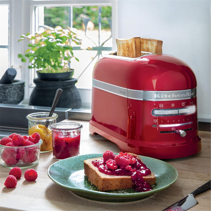 Kitchenaid 5KMT2204EER Artisan -Toaster für 2 Scheiben, rot No Empire Rot, No Empire Rot