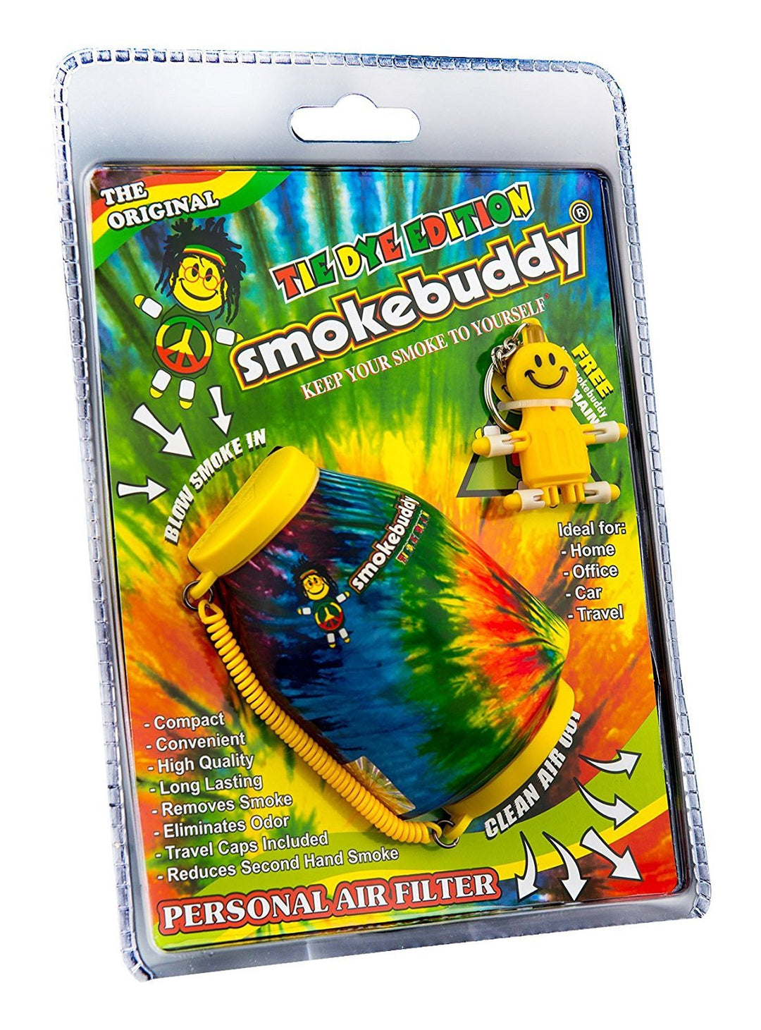 smokebuddy, Luftfilter gegen Rauch Original Knüpfbatik