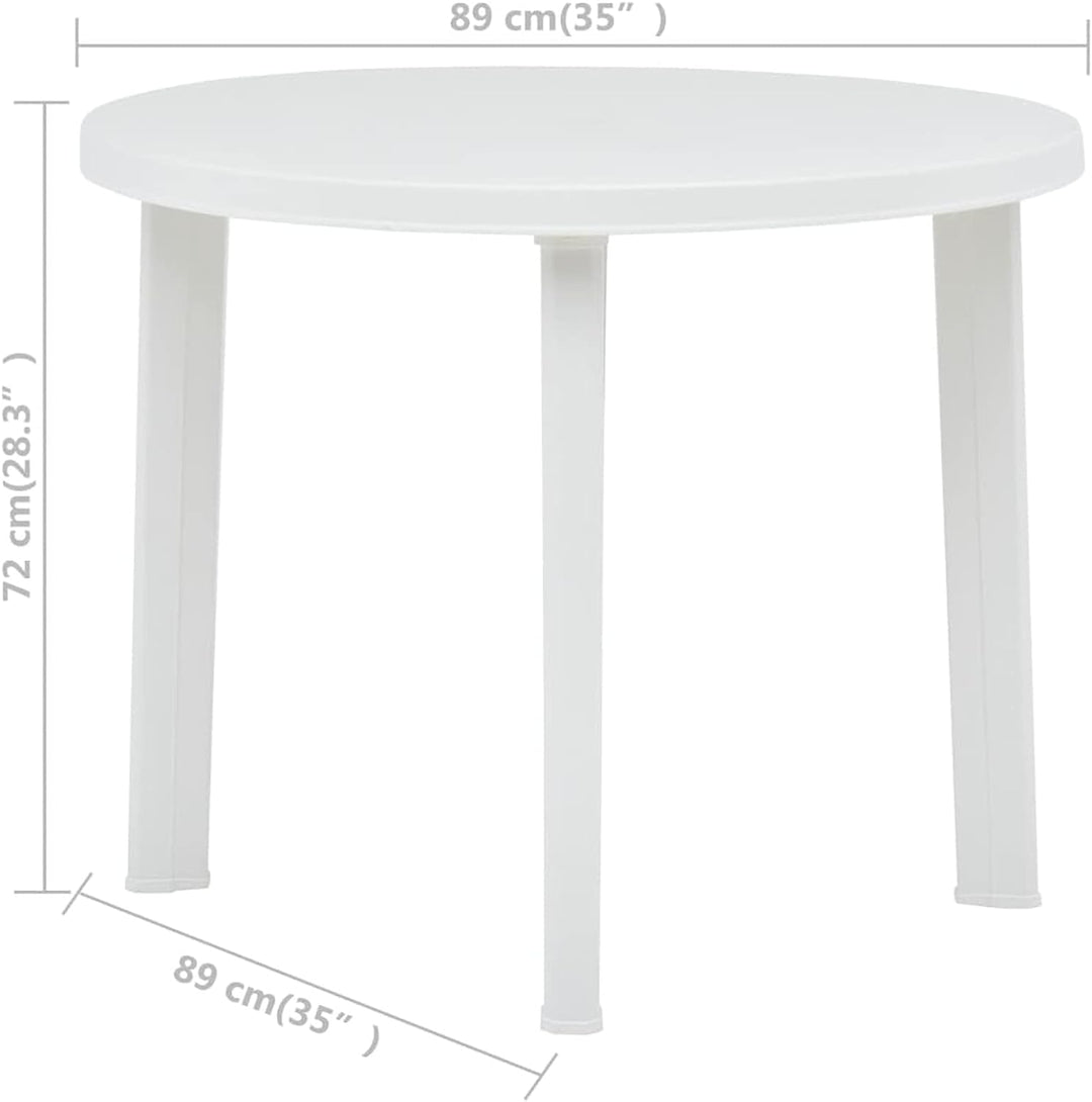 Tidyard Gartentisch Balkontisch Terrassentisch Bistrotisch Kunststofftisch Beistelltisch Tisch Campi