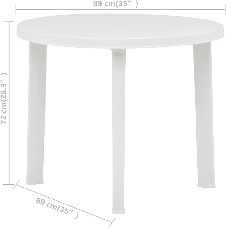 Tidyard Gartentisch Balkontisch Terrassentisch Bistrotisch Kunststofftisch Beistelltisch Tisch Campi