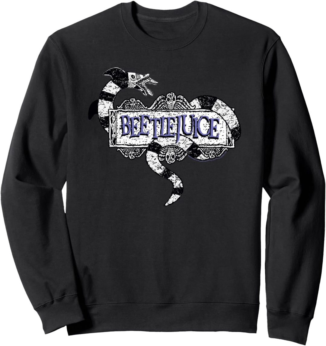 Beetlejuice Women's Sandworm Logo Sweatshirt