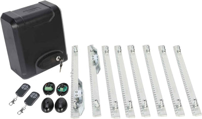 CO-Z Schiebetorantrieb Set bis 600 kg oder 12M Schiebetor Hoftorantrieb 200w Garagentorantrieb mit 2