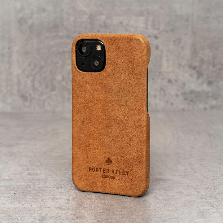 Porter Riley - Lederhülle für iPhone 11 (6.1"). Premium Ultra Dünn Echtleder Cover/Ledertasche/Backc