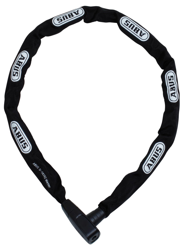 ABUS Unisex – Erwachsene 6800/85 BK 2.0 Kettenschlösser 110 cm Schwarz, 110 cm Schwarz