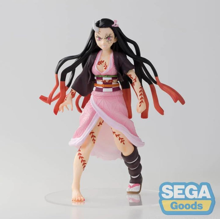 SEGA Unisex Kinder Slayer: Kimetsu no Yaiba-Nezuko Kamado-Demon Form Advancing Vesion Statue, Bunt