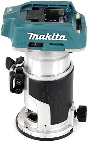 Makita DRT 50 RFJ X2 18 V Li-Ion Akku Brushless Multifunktionsfräse im Makpac inkl. Fräsmodule + 2x