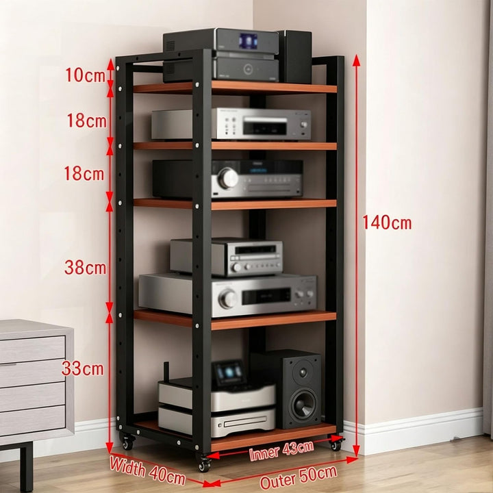 Audio Rack HiFi Regal, TV Regal, Plattenspieler Regal Für Hi‑Fi‑Enthusiasten