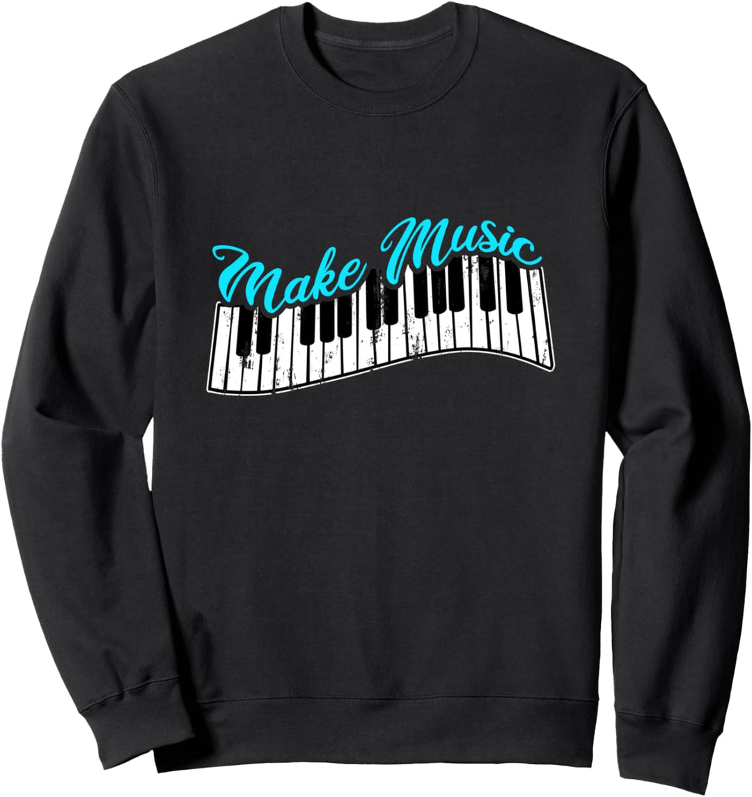 Piano Band Geschenk Musik machen Sweatshirt