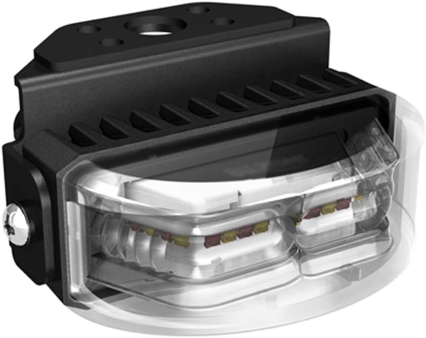 LED-MARTIN X180 Blitzmodul - 180° Abstrahlung - blau/gelb zweifarbig - versch. Haltersätze