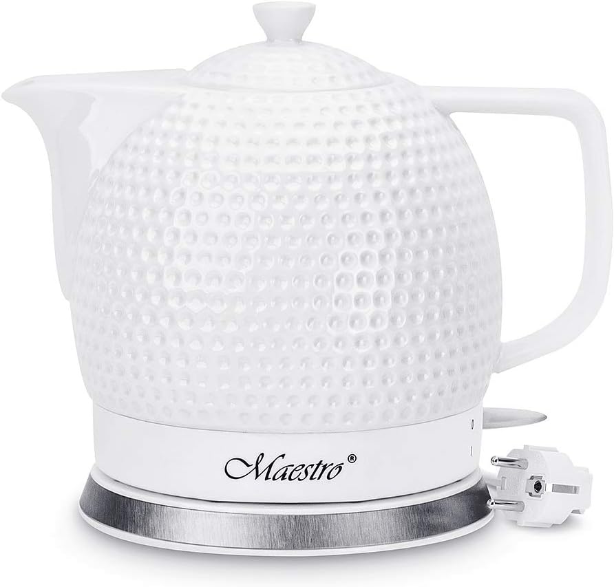 Maestro MR067 Keramikkessel mit einer Kapazität von 1,2 l und einer Leistung von 1200 W