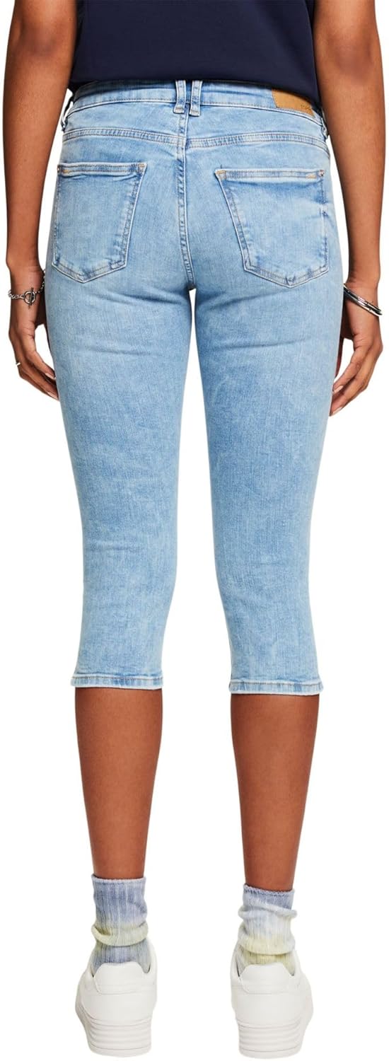 ESPRIT Damen Jeans 26 903/Blue Light Wash, 26 903/Blue Light Wash