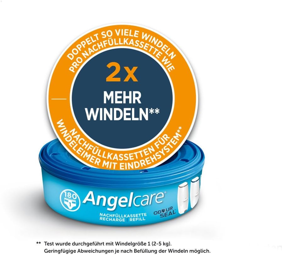 Angelcare Windeleimer Nachfüllpack Plus 15er Pack 15 Stück (1er Pack), 15 Stück (1er Pack)