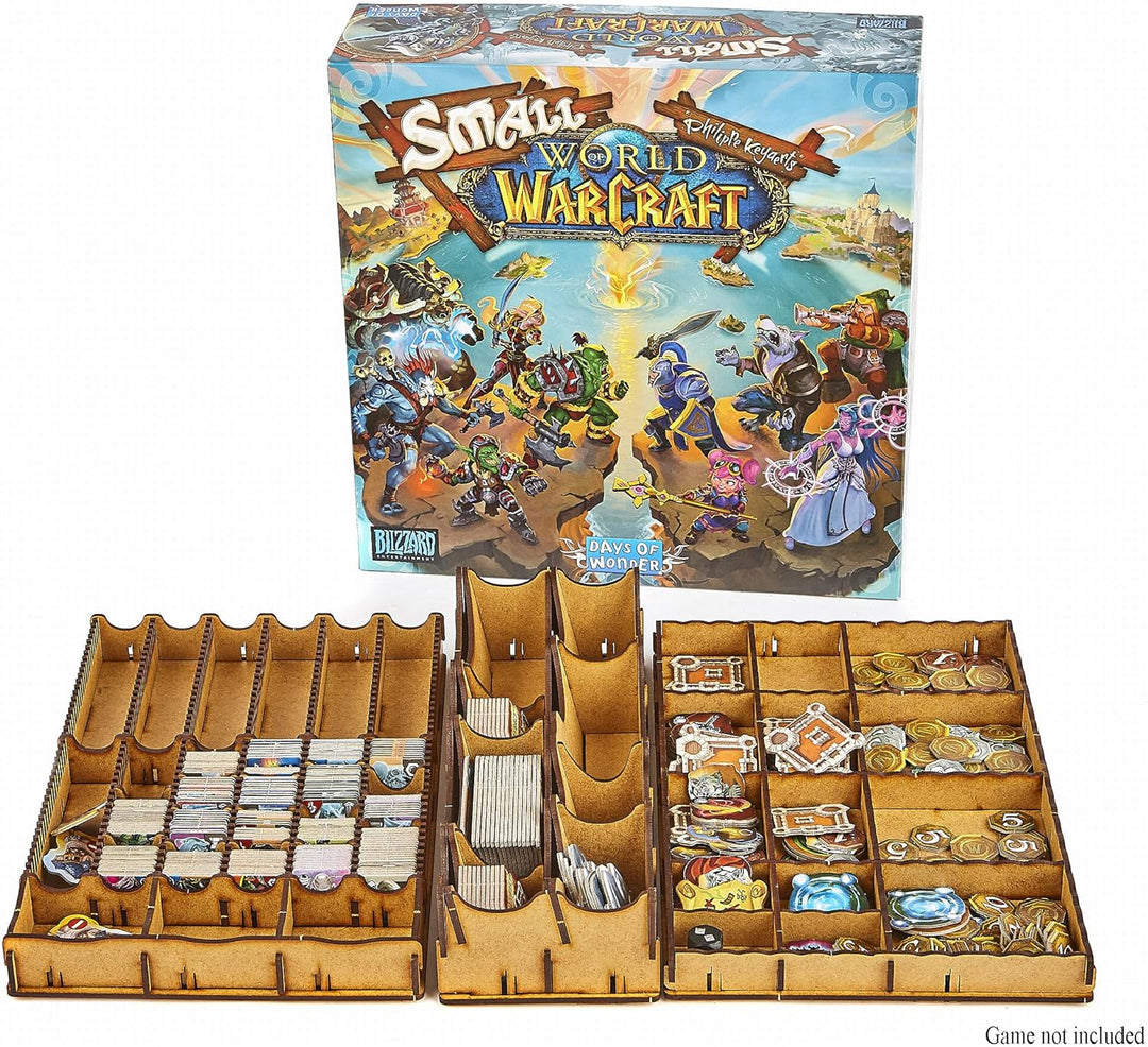 Docsmagic.de Organizer Insert for Small World of Warcraft Box - Einsatz, Small World of Warcraft